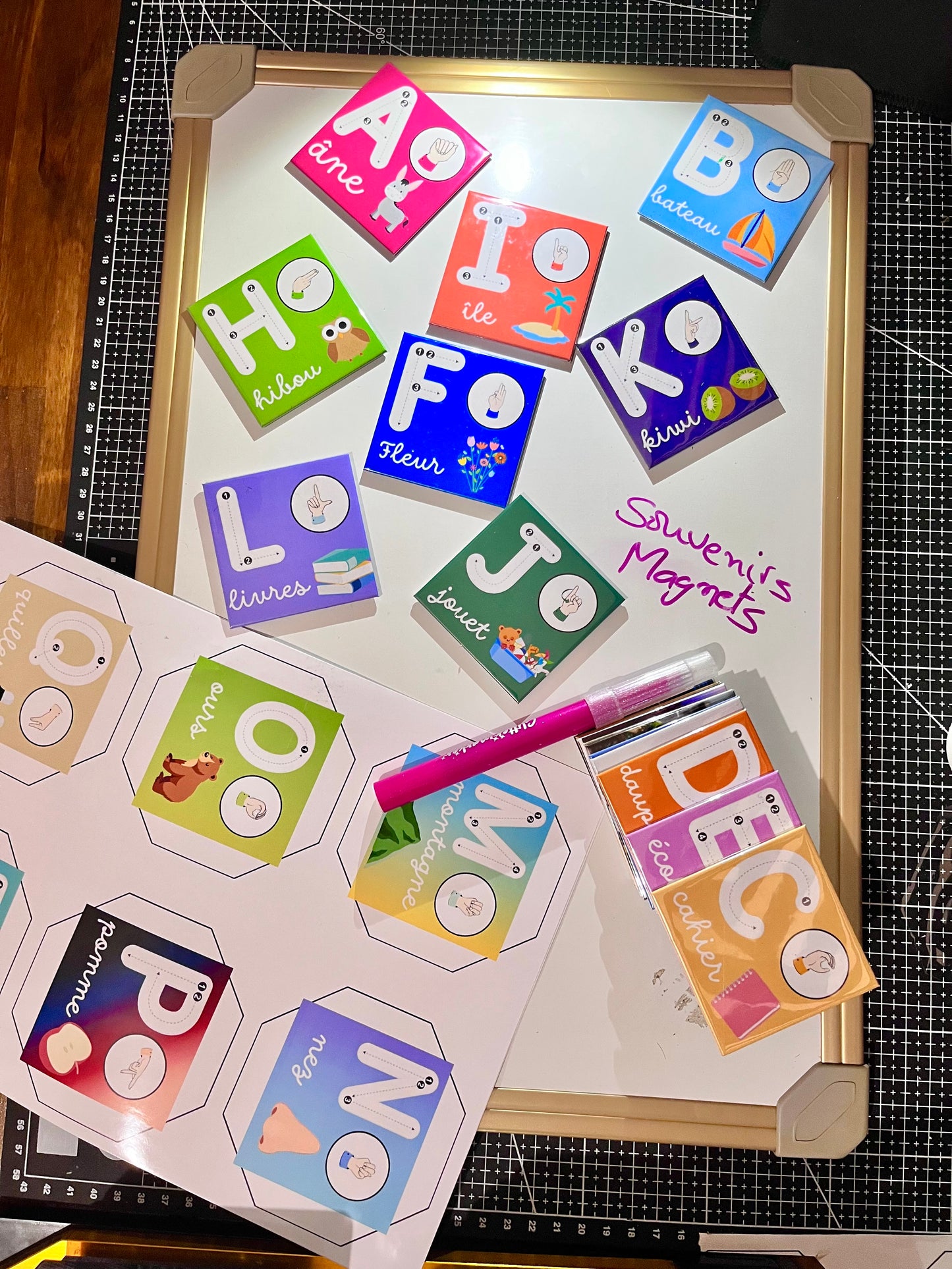 🧲 Pack Alphabet Magnétique - 26 Lettres Éducatives