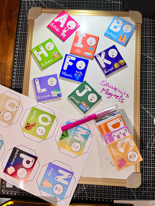 🧲 Pack Alphabet Magnétique - 26 Lettres Éducatives